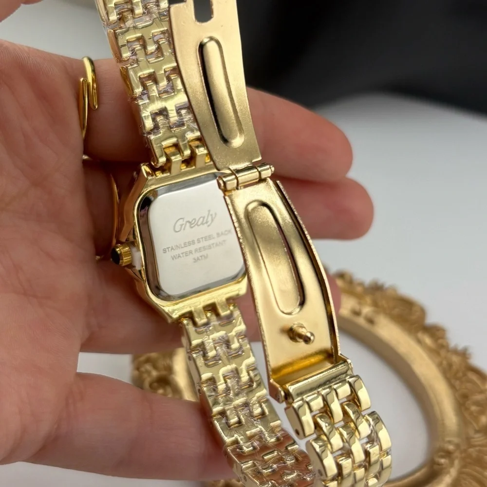 Panthère Gold Plated Stainless Steel Watch